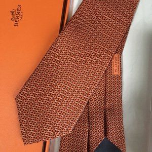 GENUINE MEN'S SILK HERMES TIE - WORN ONCE